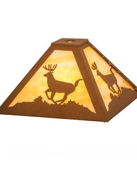 12in Sq Lone Deer Shade 15265 by   