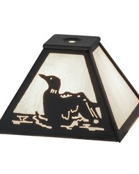 8in Sq Loon Shade 160846 by   