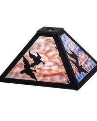 11in Sq Ducks in Flight Shade 170686 by   