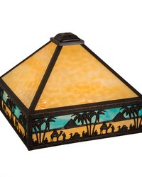 15.5in Sq Camel Mission Shade 17323 by   
