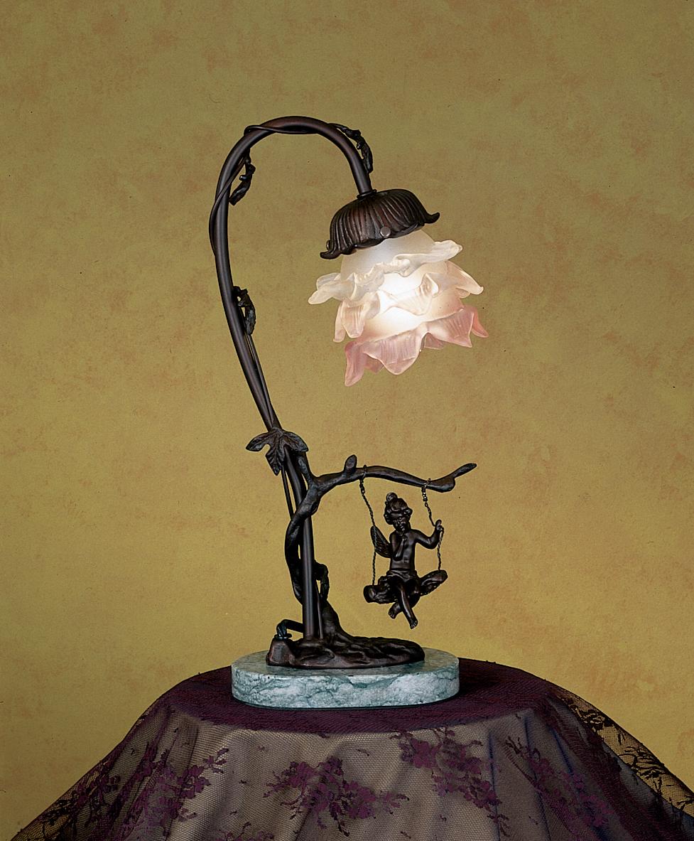 Cherub On Swing Accent Lamp 17855 Lamps