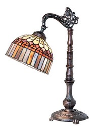 20in High Tiffany Candice Bridge Arm Table Lamp 18694 by  Swavelle-Millcreek 