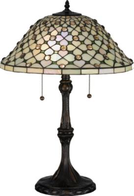 Deco Tiffany Gothic Contemporary  Diamond & Jewel Table Lamp Diamond and Jewel Table Lamp