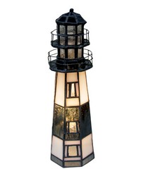 9.5in H The Lighthouse on Montauk Point Accent Lamp 20537 by  Bailey and Griffin 