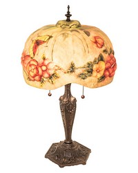 25in High Puffy Butterfly & Flowers Table Lamp 217667 by   
