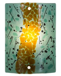 8in W Metro Fusion Muro Verde Replacement Shade 22966 by   