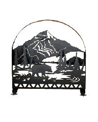 Bear Creek Arched Fireplace Screen 23434 by   