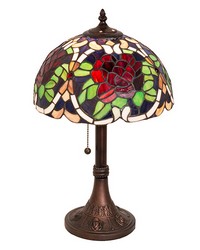 17in High Renaissance Rose Accent Lamp 251062 by   