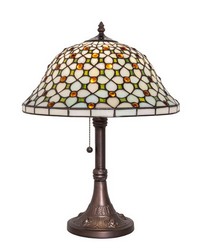 19in High Diamond & Jewel Table Lamp 251312 by   