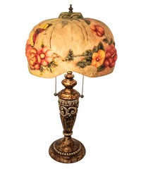 27in High Puffy Butterfly Flowers Table Lamp 253493 by   