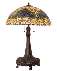31in High Rose Bouquet Table Lamp 261315 by   