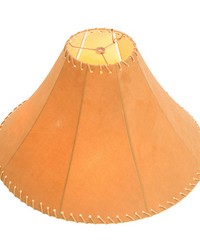 20in  Wide Faux Leather Tan Hexagon Shade 26353 by   