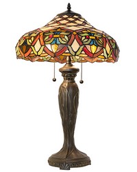 26in High Franco Table Lamp 265254 by  Catania Silks 