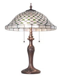 23in High Diamond & Jewel Recurve Table Lamp 266575 by   