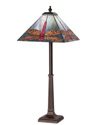 23in High Prairie Dragonfly Buffet Lamp 267533 by   