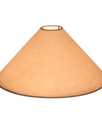 21in W X 10in H Simple Tan Paper Shade 26963 by   