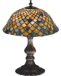 Tiffany Fishscale Accent Lamp 27170 by   