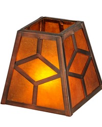 5in Sq Diamond Craftsman Shade 27880 by   