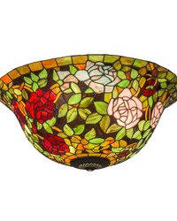 24in W Tiffany Rosebush Shade 29209 by   