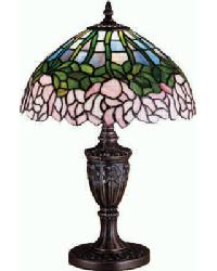 Cabbage Rose Accent Lamp 30343 by   