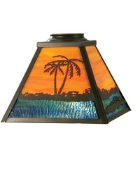 12in Sq Alligator Shade 30602 by   