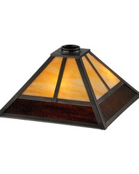 13in Sq in Tin  Mission Shade 31324 by   