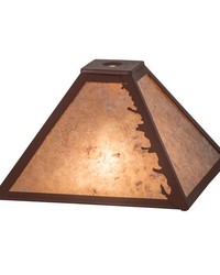 11in  Square Leaves Edge Shade 32321 by   