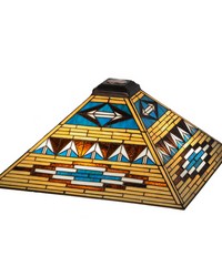 17in Sq Valencia Mission Shade 38616 by   