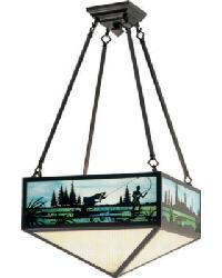 Fly Fishing Creek Semi-Flushmount 38682 by   