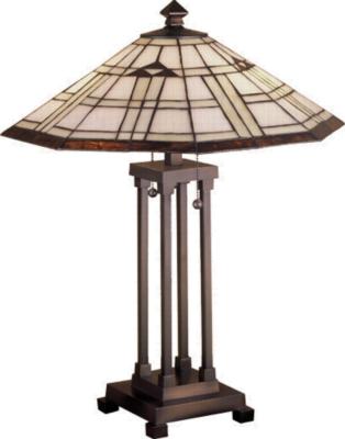 mission style lamp,mission lamp,mission style lighting,mission lighting,mission table lamp Arrowhead Mission Table Lamp