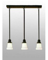 Oyster Bay Embossed 3 Lt Island Pendant 56706 by   