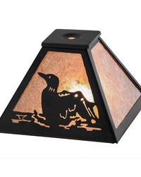 8in Sq Loon Shade 67119 by   