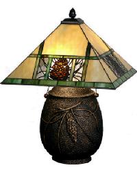 Pinecone Ridge Table Lamp 67850 by  Naugahyde 