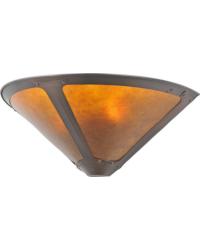 Van Erp Amber Mica Wall Sconce 67968 by   