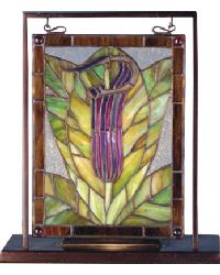 Jack-In-The-Pulpit Lighted Mini Tabletop Window 68552 by   