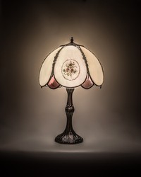 22in H Roses Hand Painted Table Lamp 68597 by  Swavelle-Millcreek 