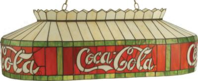 Tiffany Americana Recreation ANTIQUE REPRODUCTIONS Coca-Cola Oblong Pendant