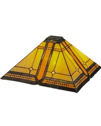 17.5in Sq Sierra Prairie Mission Shade 81091 by   