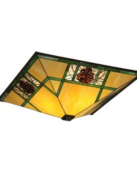 26in Sq Pinecone Ridge W Hooks Shade 98531 by   