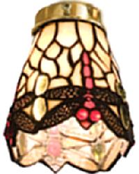 Tiffany Hanginghead Dragonfly Fan Light Shade 99245 by  Kasmir 