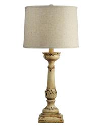 Bungalow White Table Lamp by   