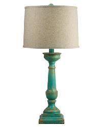 Bungalow Blue Table Lamp by   