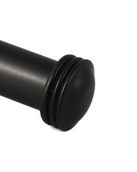 Endcap Finial Antique Oil Black by  Brimar 