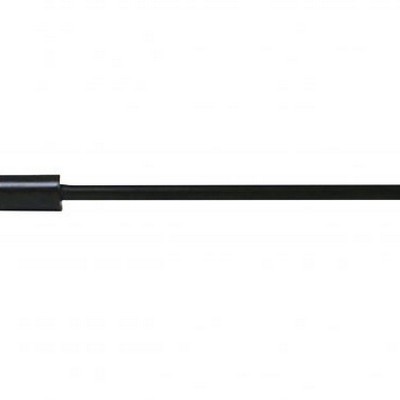 Brimar 40in Metal Baton Black Walnut in Fifth Avenue DX160 BWL Black  Curtain Pulls 