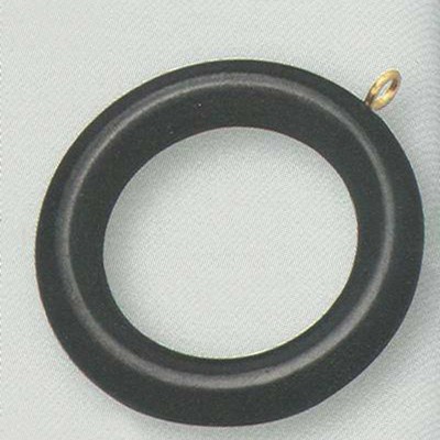 Graber 2 inch Wood Curtain Ring Set of 7 Mahogany Graber Catalog 3-511-18 Beige  Drapery and Curtain Rings Curtain Rings with Eyelet Black Curtain Rings Wooden Curtain Rings 