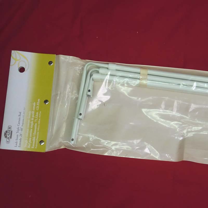 Triple LockSeam Curtain Rod 28 to 48 inch Curtain Rods