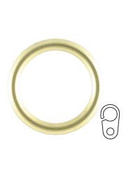 Polished Brass Ring with Clip by  Ralph Lauren Wallpaper 