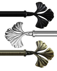 Fortune Adjustable Curtain Rod Set by   