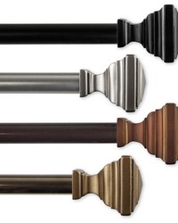 Eudora Adjustable Curtain Rod Set by  Zimmer and Rohde 