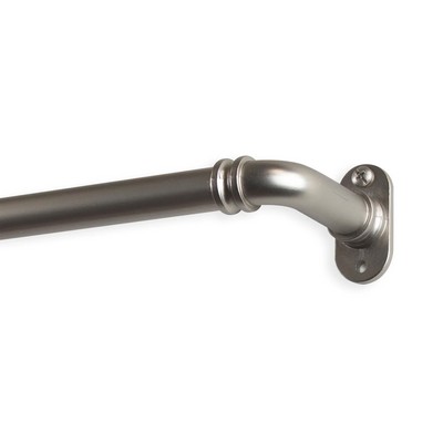 Blackout Curtain Rod Satin Nickel 48-84in abo2023adds BOT63-48-5  Blackout Wrap Around French Return Rods 